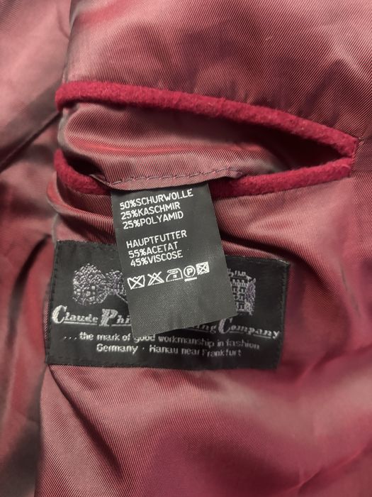 Marynarka Kaszmir & Wełna Dziewicza | Claude Philippe | XL | Premium