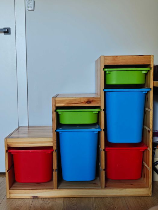 TROFAST Regał z pojemnikami Ikea