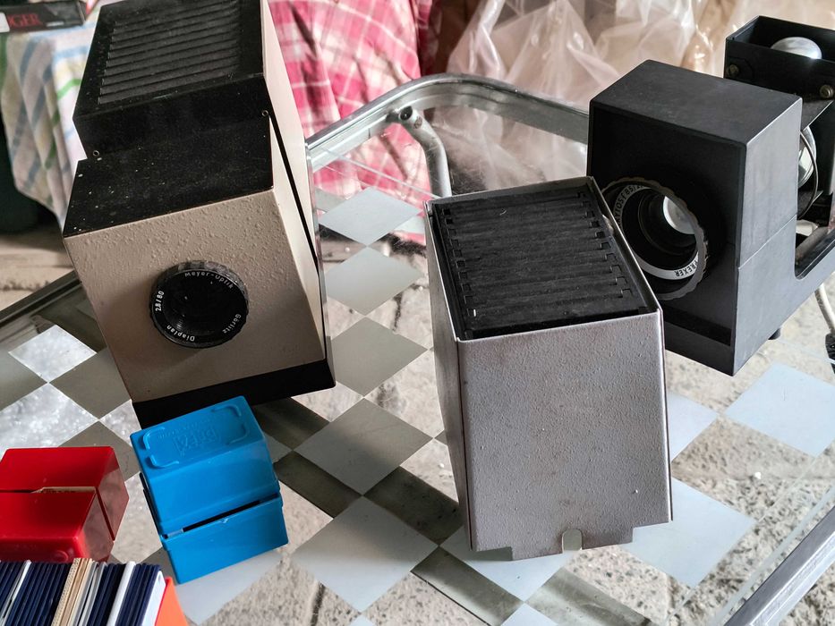 stare dwa rzutniki slajdy i30 slajdów