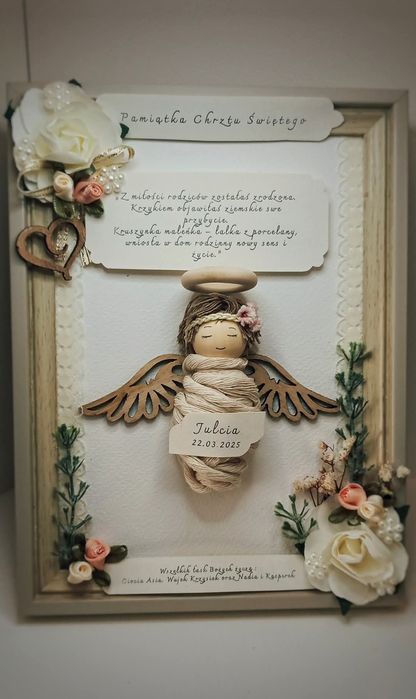 Ramka okolicznościowa chrzest,komunia, ślub