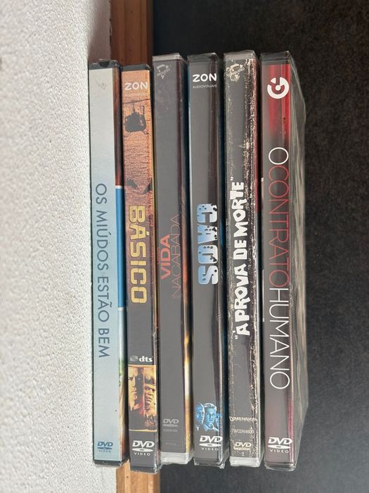 Conjunto de filmes em dvd diversos