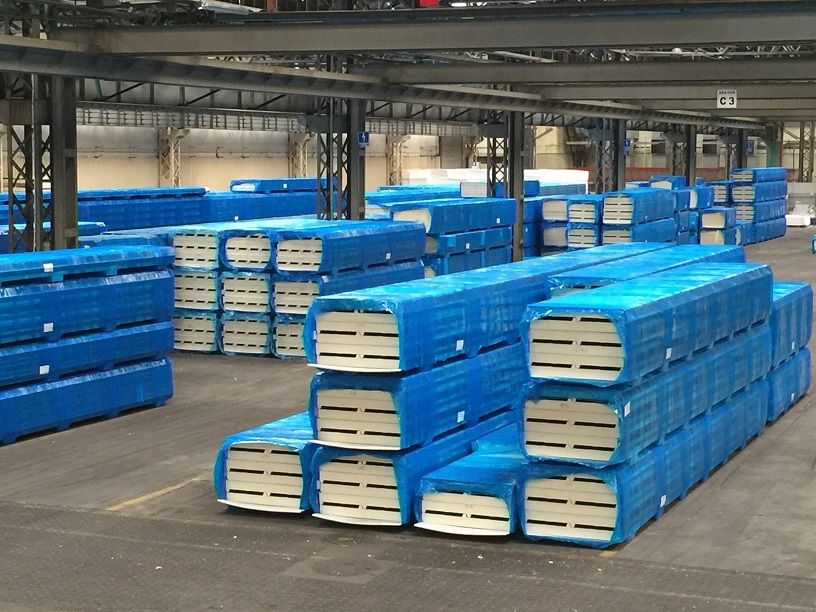 Płyta warstwowa blacha dachowa płyty warstwowe dachowe 100 mm PIR