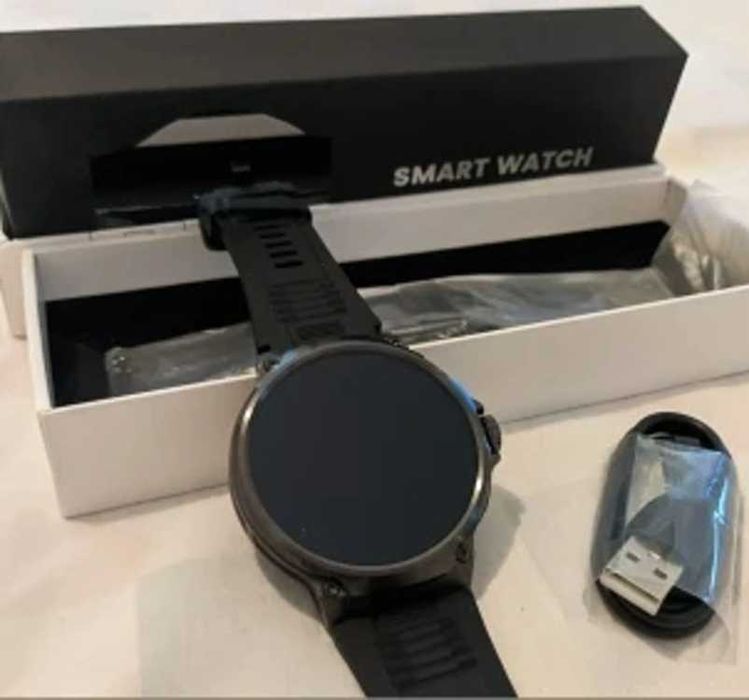 Умные часы 1.85" Ultra HD с GPS, Bluetooth звонками и батареей 710 мАч