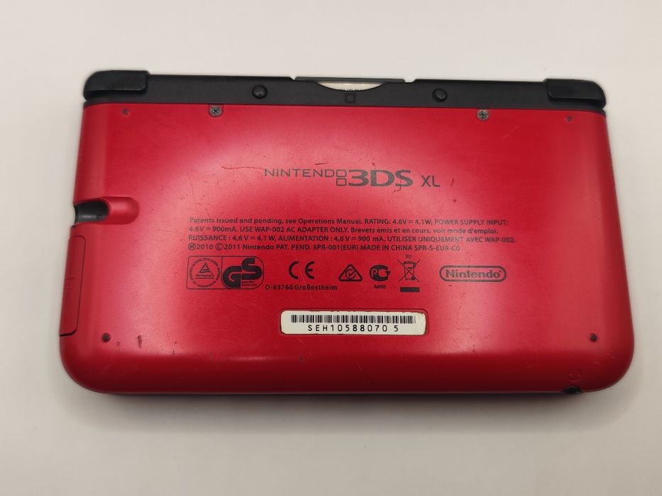 Nintendo 3DS XL Vermelha + Coleção Pokémon  + Bolsa + Carregador Original