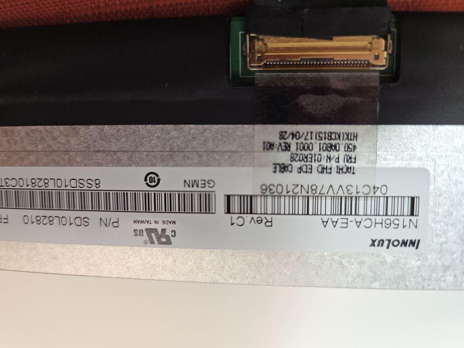 matryca  Innolux N156HCA-EAA do laptopa