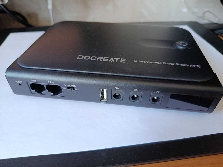 Бесперебійник для роутера 9-12V — резервне живлення інтернету (UPS)