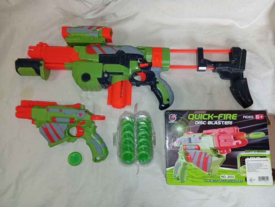 Бластер Nerf Vortex Praxis Proton ружье и пистолет стреляет дисками