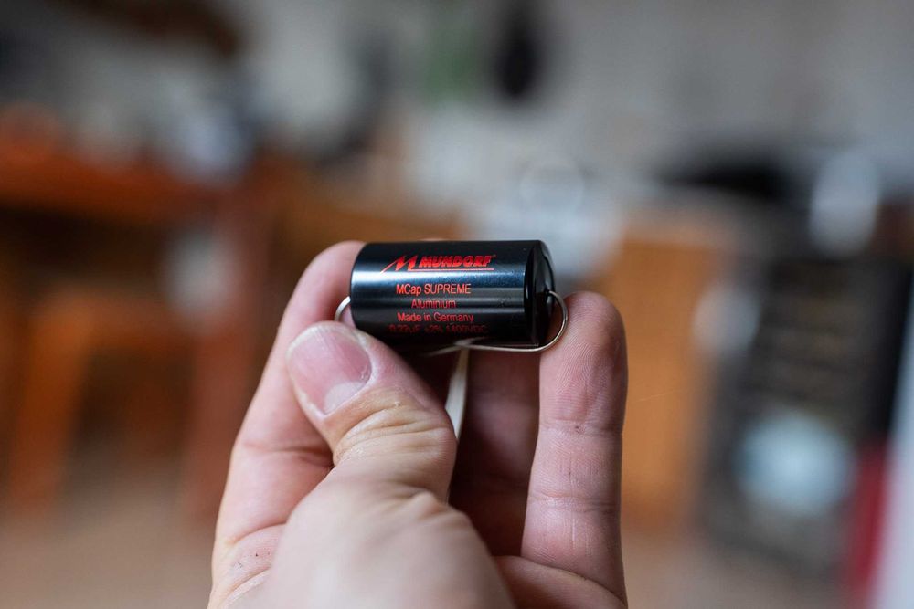 4x Kondensator Audio Mundorf SUP8-0,22 0,22 µF 2% 1400 V Mcap SUPREME