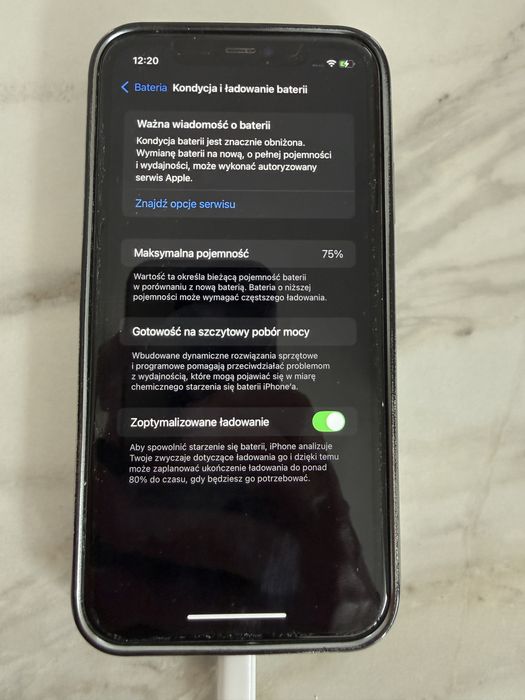Iphone 11 64gb  kondycja 75%