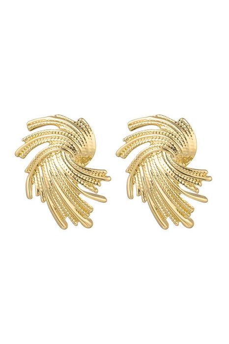 Brincos Charme Dourado com Estrelas – Um Toque de Brilho e Estilo