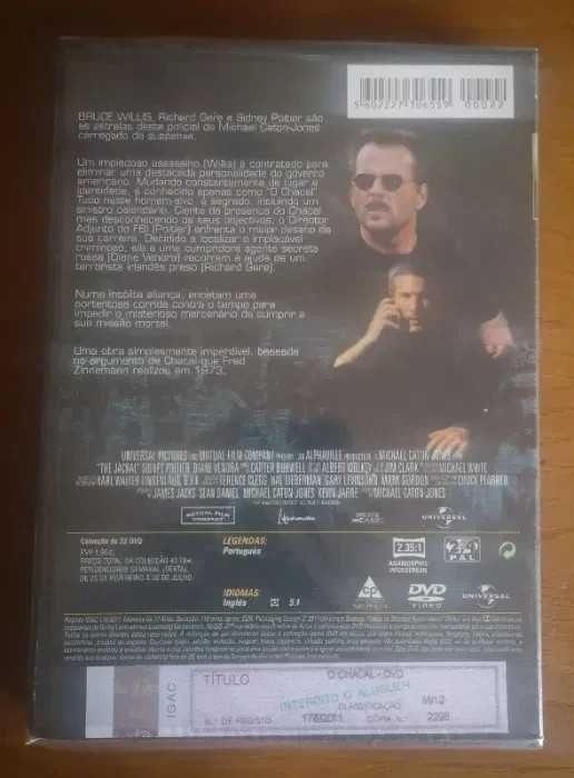 DVD novo/selado "O Chacal"