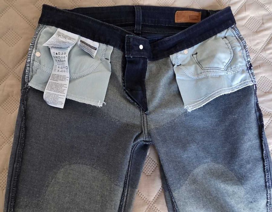 Levi’s Demi Curve Straight, granatowe, niski stan 31/32