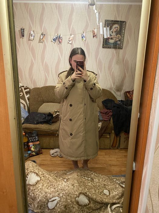 Тренч,осінь-зима. Теплий