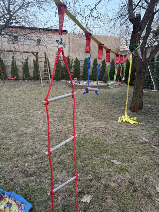 Zestaw ninja slackline tor  ALPIDEX plac zabaw