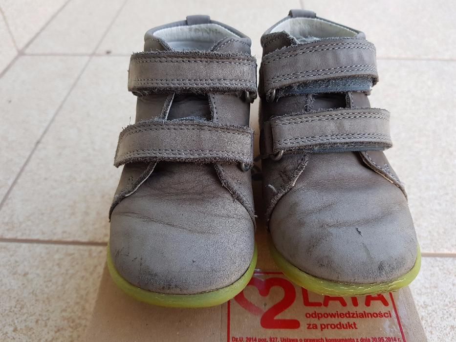 BUTY TRZEWIKI BARTEK rozmiar 23 mało używane kolor szary WARSZAWA