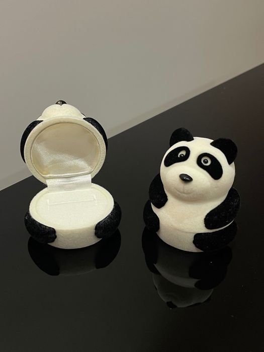 Caixa para anéis - panda