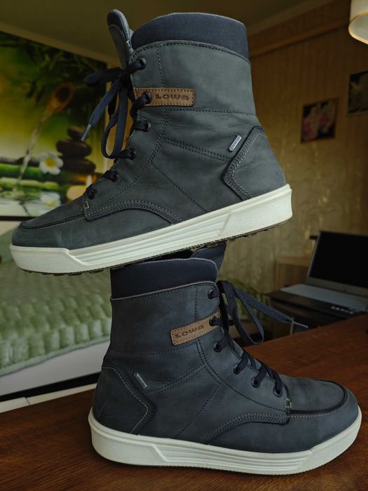 Зимние мужские ботинки lowa glasgow 2 gore-tex mid trekking hiking boots мембранные