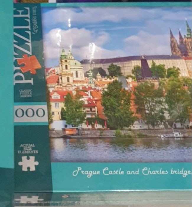 Нові пазли 1000 штук. Повністю запичатані.