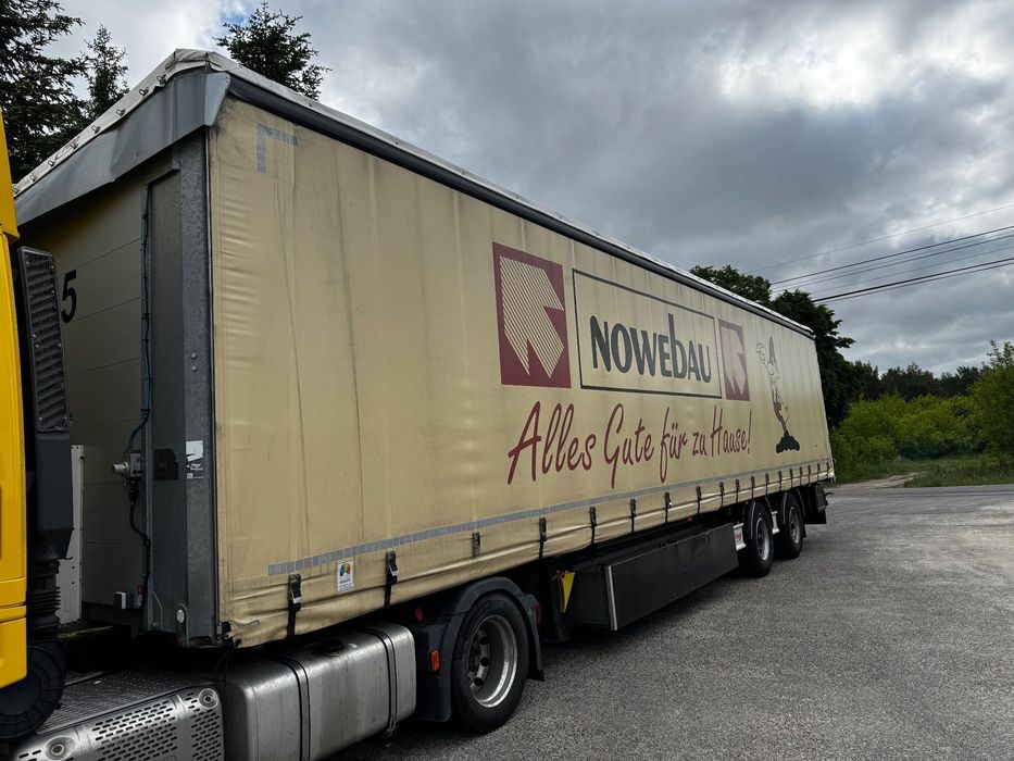 Fliegl Szs Naczepa Firanka Fliegl Szs 320, 2021R., Z Niemiec, Oś