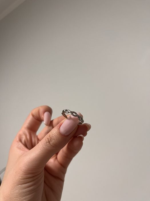 Срібний персеть в вигляді цепочки