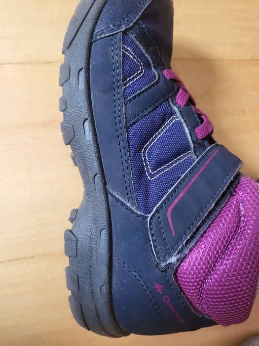 Buty dla dziewczynki trapery decathlon r. 33