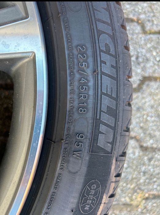 Диски R18 5 112 bmw 2 F45 F46 225/45/18 літо