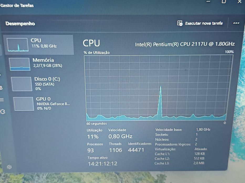 Portátil Acer / 8GB RAM / SSD 120GB / Gráfica dedicada