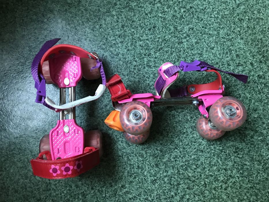 Роликові ковзани дитячі чотириколісні на взуття