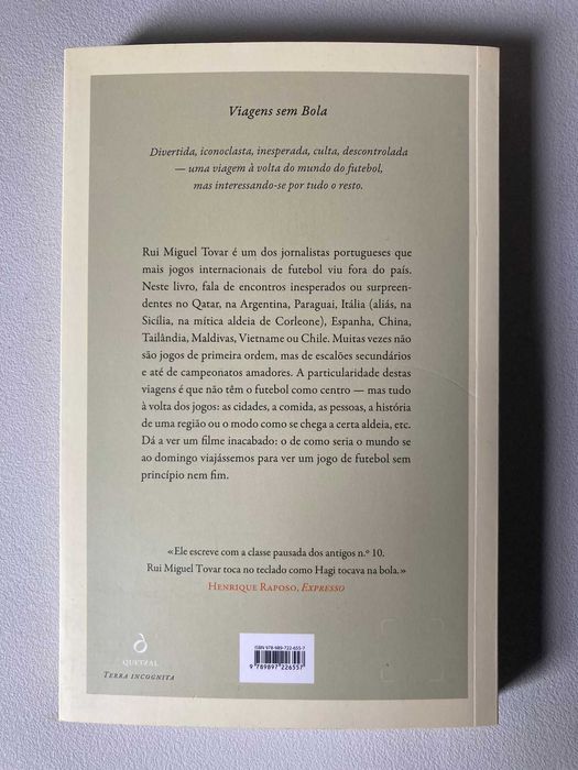 Viagens sem Bola, de Rui Miguel Tovar