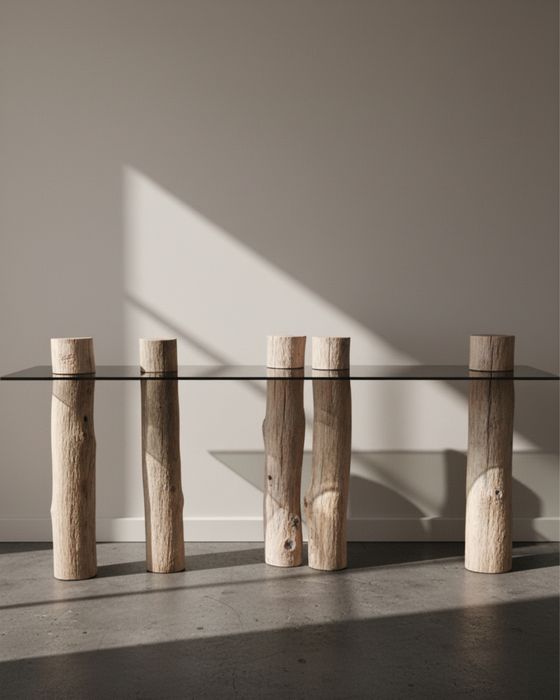 Консоль з вінтажного дуба