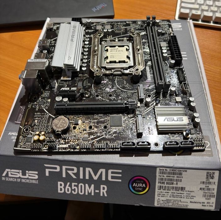Материнська плата ASUS PRIME B650M-R на гарантії