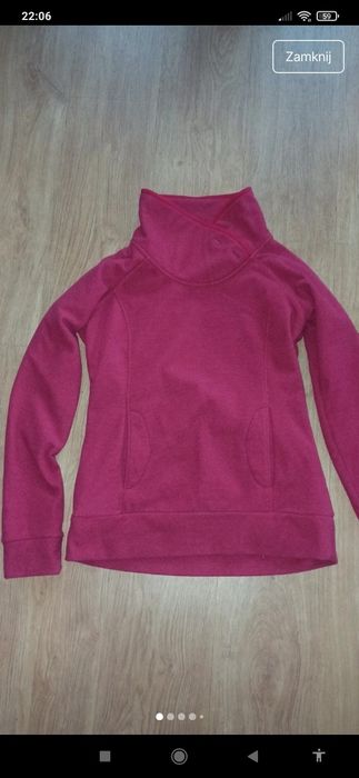 Bluza berghaus w pięknym malinowym kolorze termiczna rozmiar M