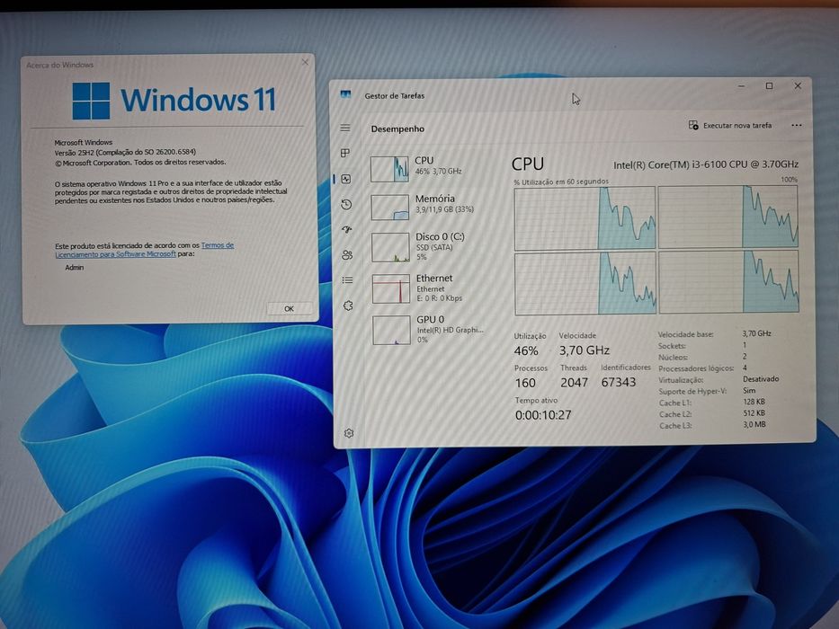 HP Prodesk 400 c/disco 1Tb e win11