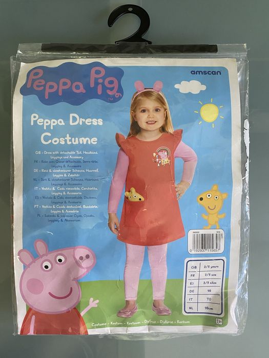 Vestido Disfarce Porquinha Peppa