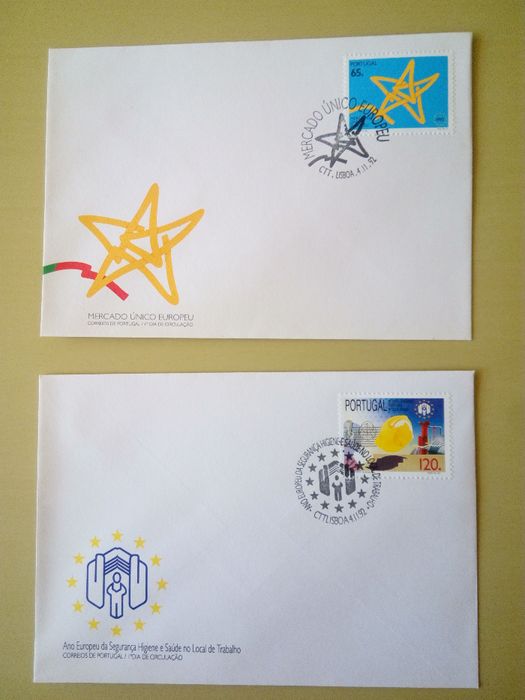 selos 1ºdia de circulação