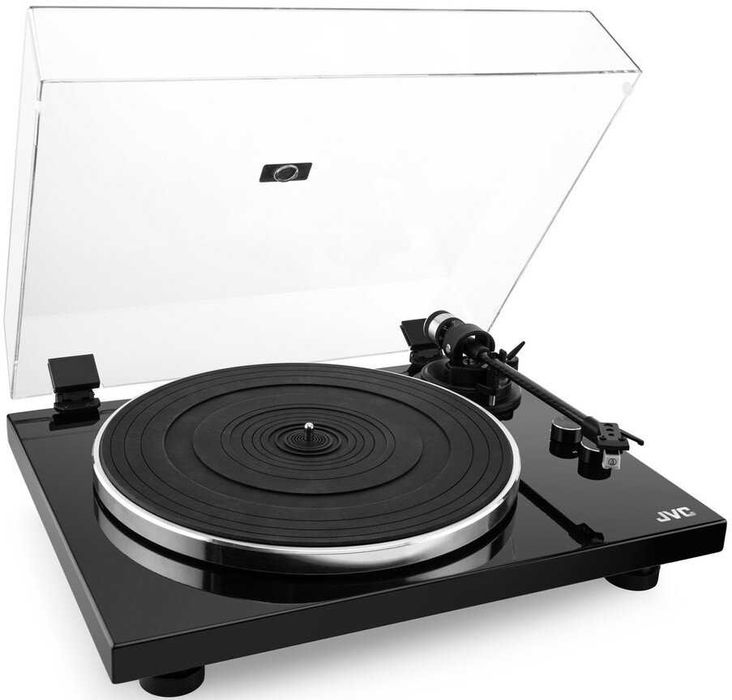 Gramofon JVC AL-E534B Czarny, Manual, przedwzmacniacz,nowy