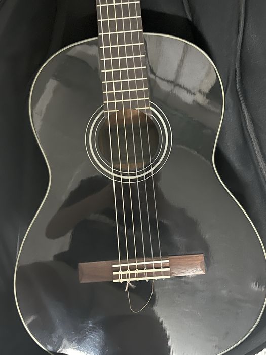 Guitarra classica yamaha c40 preta com afinador yamaha