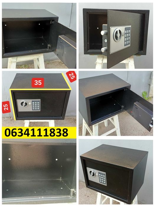 Кодовый сейф на кнопках  (размер  35*25*25 см)