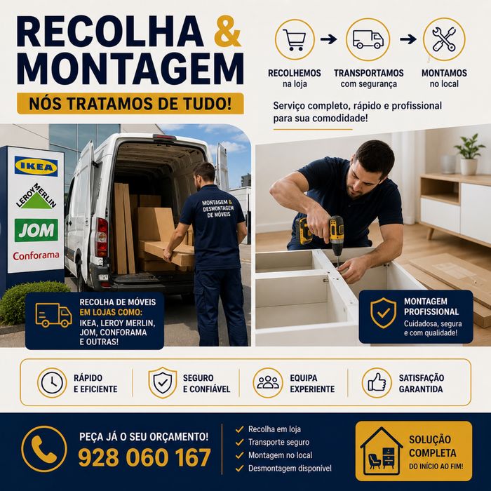 Recolha e Montagem e Desmontagem de Móveis