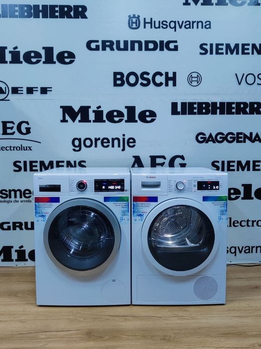 Комплект BOSCH™ Serie 8, Germany, 2023 рік. Пральна машина Bosch WAV28K43 та сушильна машина Bosch WTW87541. Ідеал.