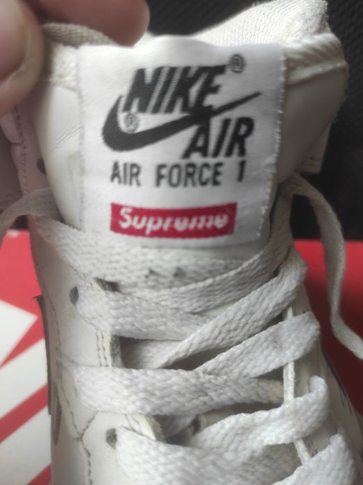Nike Air Force 1 Mid Supreme NBA White