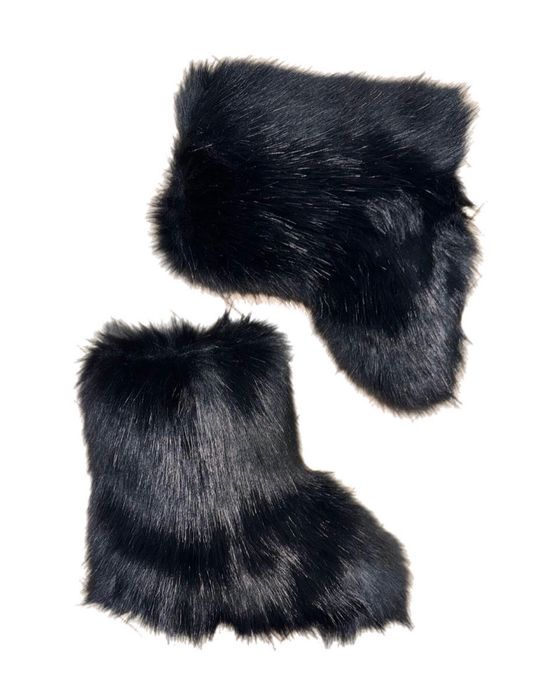 Fur boots opium ugg moon boots