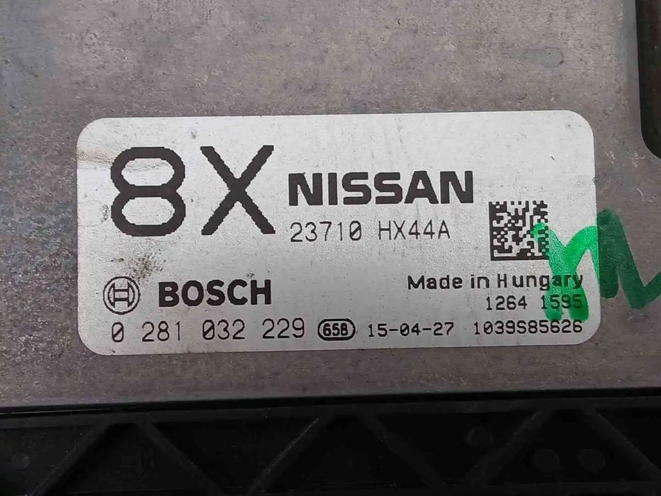 Centralina De Motor Uce NISSAN QASHQAI II SUV (J11, J11_) 1.6 DCI 23710HX44A 0281032229