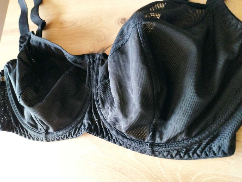 Biustonosz Gorteks czarny 85G Valentina