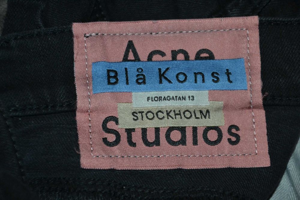 ACNE STUDIOS Stockholm Jeans Spodnie Damskie 29/32 Oryginalne Bawełna