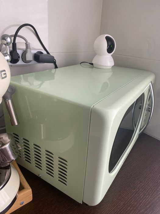 Microondas rétro -grill digital