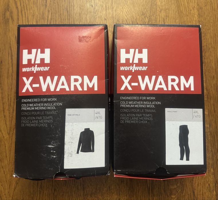 Оригінальний комплект термобілизни Helly Hansen X-Warm. Розмір 4XL