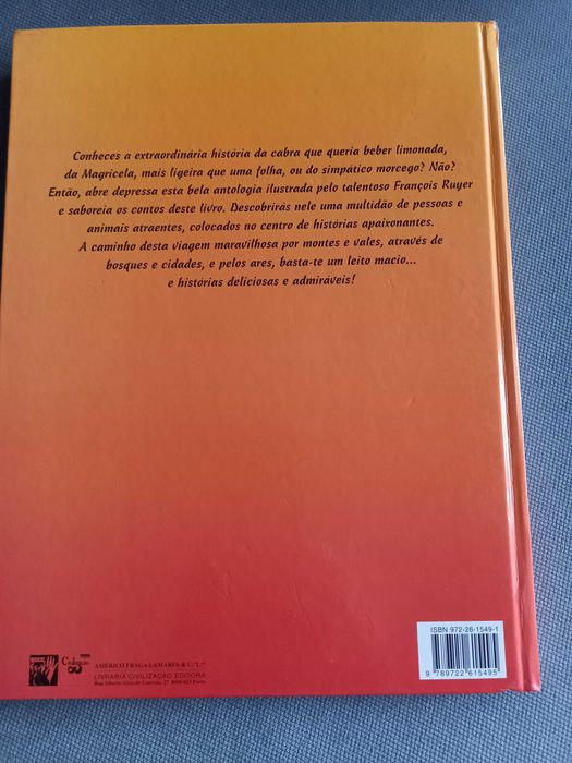 Livro Histórias para ouvir antes de adormecer