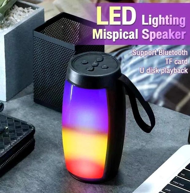 Bluetooth колонка ZQS 1202  А3 LED підсвічування