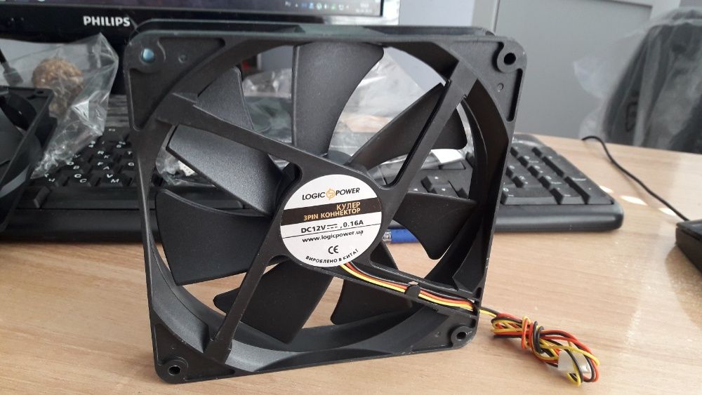 Вентилятор для корпуса logicpower 80 - 140 мм
